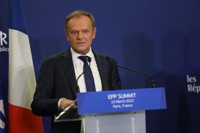 Presidente del Partido Popular Europeo, Donald Tusk.- E. PRESS