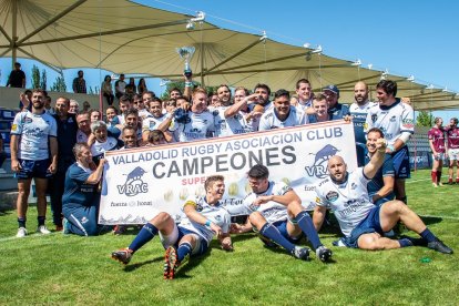 VRAC Quesos Entrepinares, campeón de la última Liga de rugby. / EL MUNDO