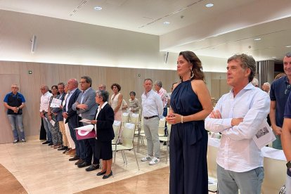 Homenaje a Federico Martín Bahamontes en el Centro Hospitalario Benito Menni. -E.M.