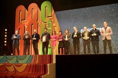 Foto de familia en Gala de clausura de la Seminci. / PHOTOGENIC