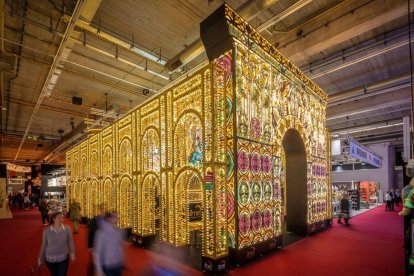 'El Palacio de la luz' que se instalará en la plaza de Portugalete de Valladolid. -ILUMINACIONES XIMÉNEZ