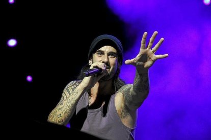 Melendi en pleno concierto. | E. M.