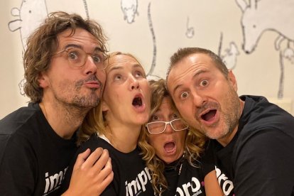 Algunos componentes de Impro Valladolid