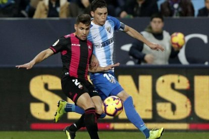 Imagen del Málaga-Reus del domingo.-
