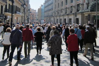 Participantes del Imserso durante un viaje.-EUROPA PRESS