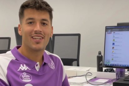 Víctor Meseguer, jugador del Real Valladolid. | RV