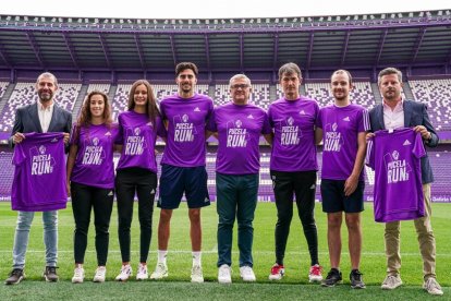 Presentación de la Pucela Run en el estadio Zorrilla. / RV / A. PUENTE
