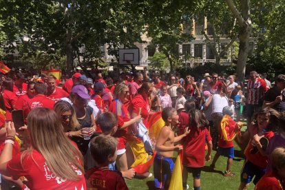 Valladolid celebra el Mundial de España. / D. M.