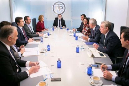 Rajoy preside una reunión del comité de dirección del PP.-TAREK MOHAMED