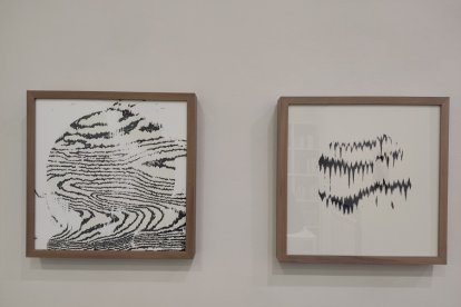 Dos de las obras de Ana Cubero
