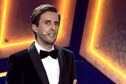 El actor Julián López, Premio Racimo en la categoría de Cine. EL MUNDO
