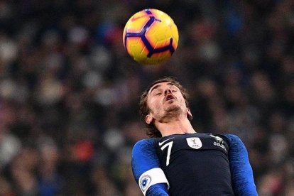 Antoine Griezmann en una imagen de archico con la selección francesa.-AFP