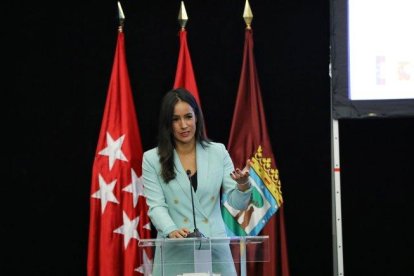 Begoña Villacís, vicealcaldesa del Ayuntamiento de Madrid, durante la inauguración de Madrid Foro Empresarial.-EUROPA PRESS