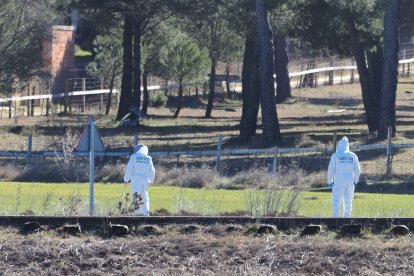 Cuneta en la que apareció el cadáver de Esther Lopez.-E. P.