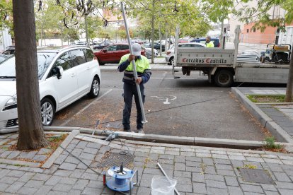 Preparativos para las obras de la nueva sede de la ONCE. | J. M. LOSTAU