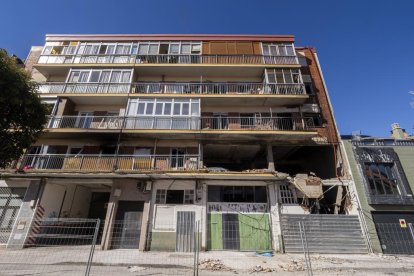 Edificio de la calle Goya que sufrió una explosión de gas. -PHOTOGENIC