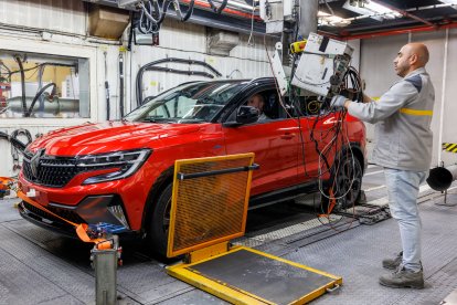 La Factoría de Renault de Villamuriel tras las obras de transformación de la planta para fabricar el modelo Austral. ICAL