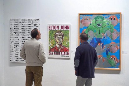 Elton John, Hulk... los iconos de la cultura popular revisitados por los maestros del Pop Art.-PABLO REQUEJO