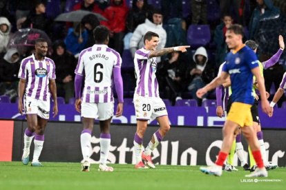 Juric, celebra el segundo. gol. / LALIGA