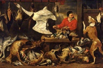 La pintura ’El mercado de las aves’-THE FITZWILLIAM MUSEUM;