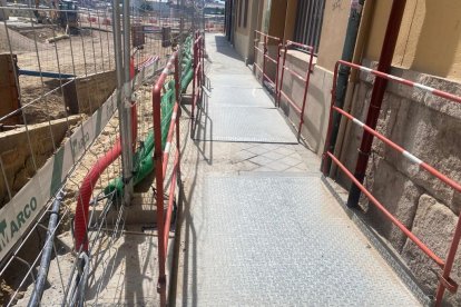 Estado de las obras de la calle Panaderos de Valladolid. E.M.