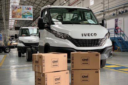 IVECO fabrica pantallas protectoras con impresoras 3D en sus Plantas de Madrid y Valladolid.- ICAL