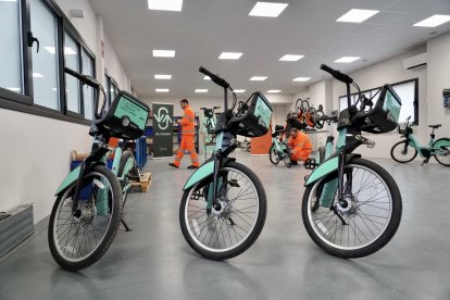 Inauguración de las nuevas instalaciones del sistema de bicicleta pública BIKI, imagen de archivo.- E.M.