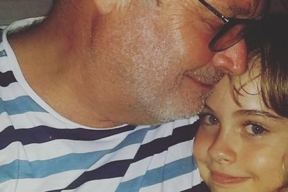 Pablo Carbonell con Mafalda, su hija pequeña.-INSTAGRAM