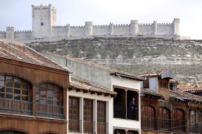 Vista del castillo de Peñafiel.