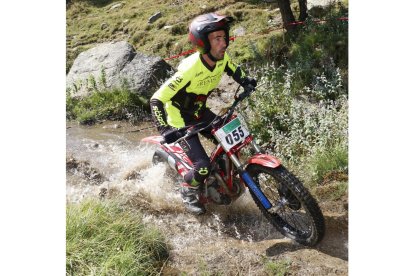 Enrique Juanes en la prueba en Andorra. JOAN VALLS.