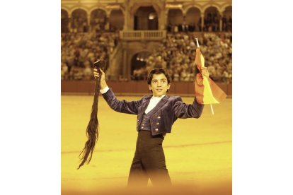 El jovencísimo torero Marco Pérez de 15 años.- CESAR MATA