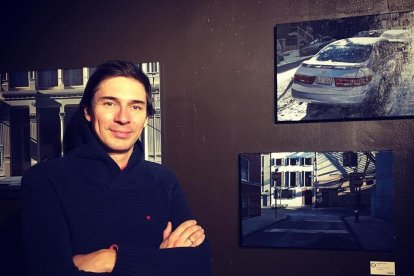 El vallisoletano Luis Pérez en la galería de Lyon.-AUTOR DE L’IMAGE
