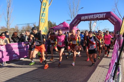 Pistoletazo de salida en el Cross de Reyes de Tordesillas. AYTO. T.