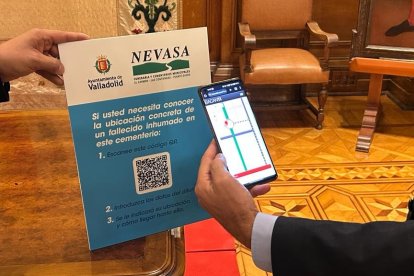 Código QR para localizar las tumbas en El Carmen y Las Contiendas.-E. M.