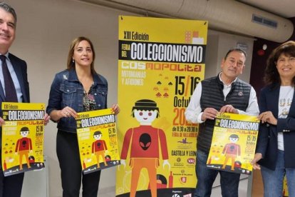 Una imagen de la presentación de la Feria del Coleccionismo