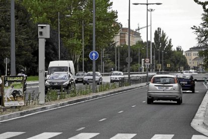 Radar instalado en la avenida de Salamanca (Valladolid)-Pablo Requejo