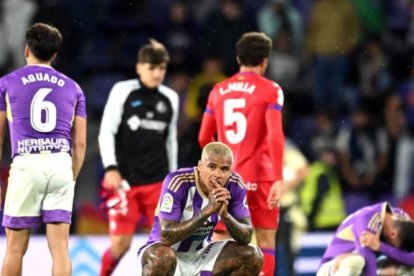 Dolor tras el descenso del Real Valladolid.