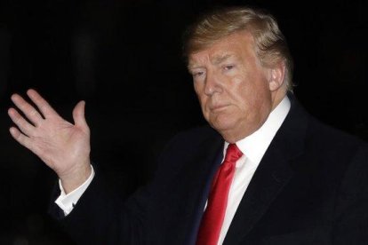 El presidente de EEUU, Donald Trump.-EUROPA PRESS