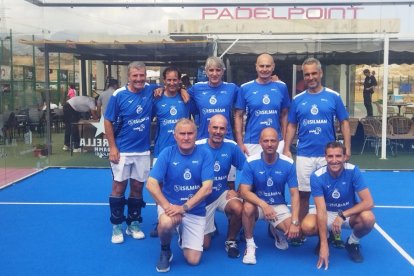 Equipo de veteranos masculino de la real Sociedad Hípica presente en La Nucía. / EL MUNDO