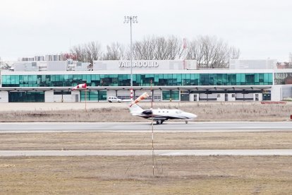 Aeropuerto de Villanubla en Valladolid.- ICAL