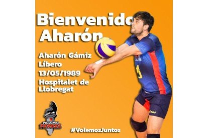 Cartel anunciador del fichaje de Gámiz-CV TERUEL