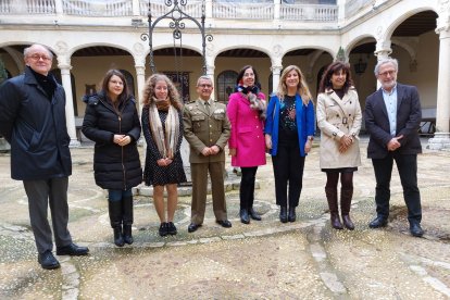 La subdelegada del Gobierno en Castilla y León, Alicia Villar, participa en la presentación de los actos previstos para la celebración del V Centenario de la construcción del Palacio Real de Valladolid. -ICAL