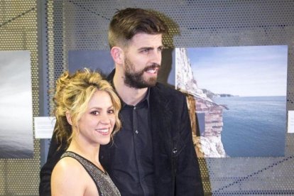 Piqué y Shakira, el pasado enero.-JORDI COTRINA