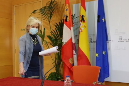 Consejera de Sanidad, Verónica Casado.- E.M.