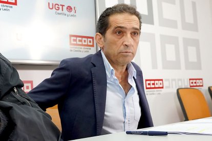 El secretario general de UGT Castilla y León, Vicente Andrés.- ICAL