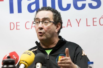 Miguel Ángel Peñas, durante la rueda de prensa.-PABLO REQUEJO (PHOTOGENIC)