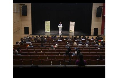 García-Gallardo en el mitin de este martes en Valladolid que pinchó en afluencia de público. E. M.