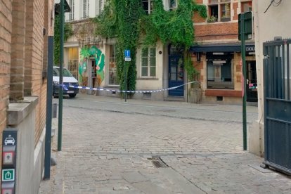 Rue du Midi en Bruselas, donde vivía la enfermera vallisoletana. DX1