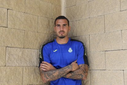 Barcelona, 18.08.2016 Entrevista con el nuevo portero del RCD Espanyol, Roberto Jimenez. Fotos: Santi Cogolludo