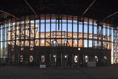 Palacín del futuro Palacio de Congresos de León.-ICAL